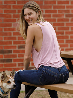 Rescued by an Angel - Stunning Amateur Katie Darling in Sexy Jeans